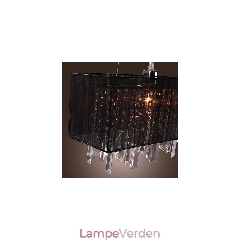 Moderne Contemporary Island Crystal Andre Metal Pendel Light