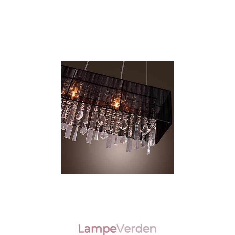 Moderne Contemporary Island Crystal Andre Metal Pendel Light