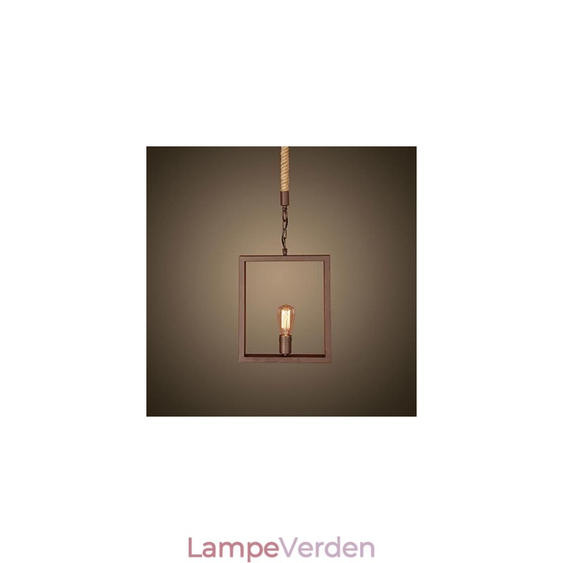 Traditionel klassisk rustik Lodge Vintage Retro Country Metal Pendel Light