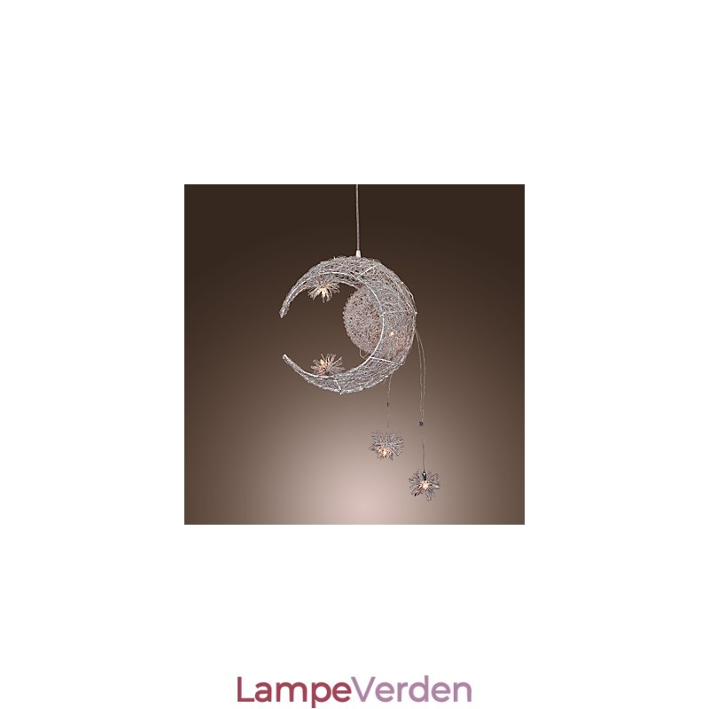 Moderne moderne globe mini stil galvaniseret metal pendel