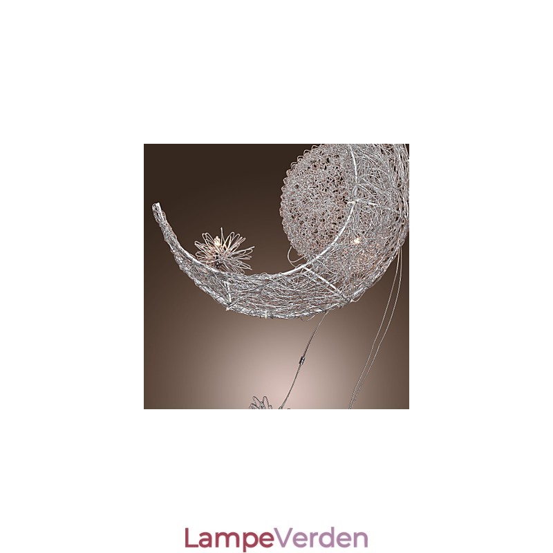 Moderne moderne globe mini stil galvaniseret metal pendel
