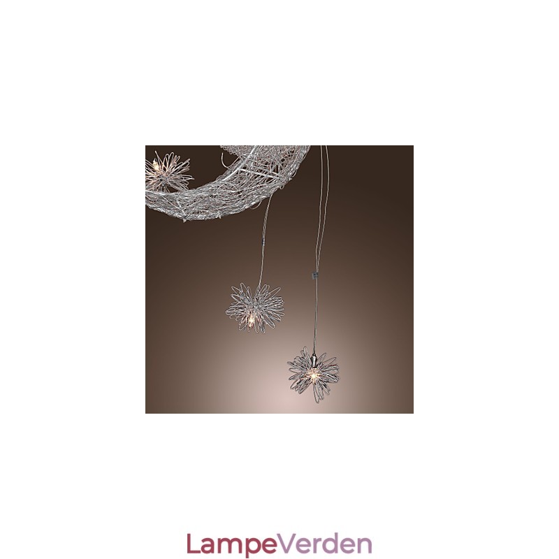 Moderne moderne globe mini stil galvaniseret metal pendel