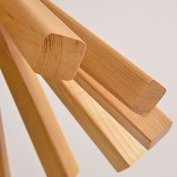 Retro Country Wood Bambus Pendel Light