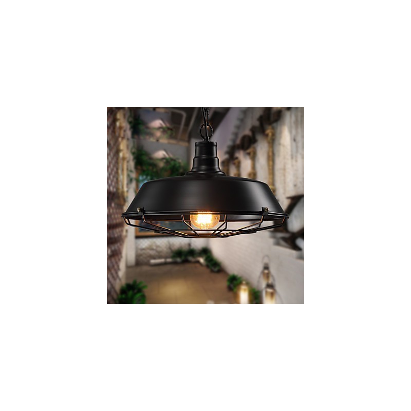 Pendellamper American Country Retro Smedejern Moderne og kontrakteret Warehouse Droplight