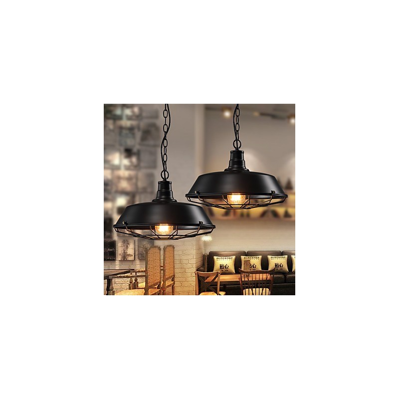 Pendellamper American Country Retro Smedejern Moderne og kontrakteret Warehouse Droplight