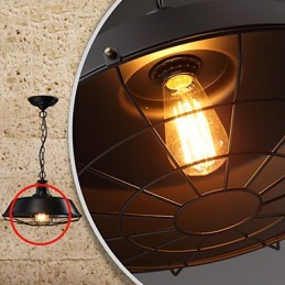 Pendellamper American Country Retro Smedejern Moderne og kontrakteret Warehouse Droplight