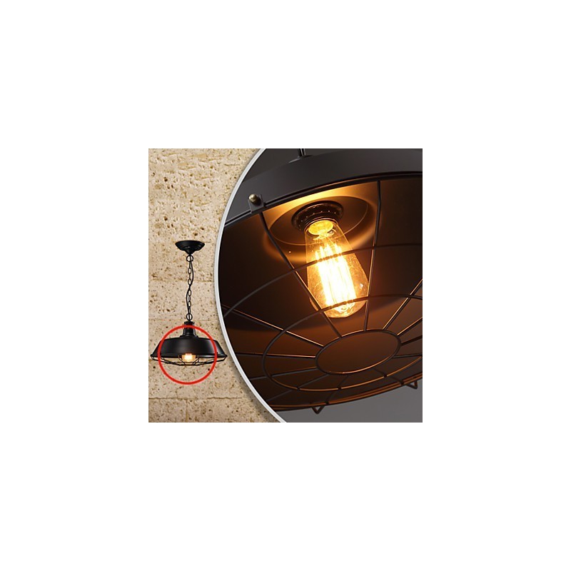 Pendellamper American Country Retro Smedejern Moderne og kontrakteret Warehouse Droplight