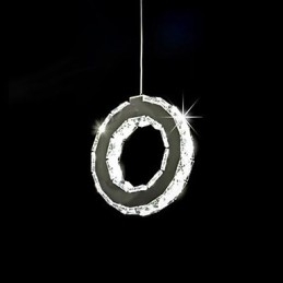 Moderne moderne Crystal Metal Pendel Light