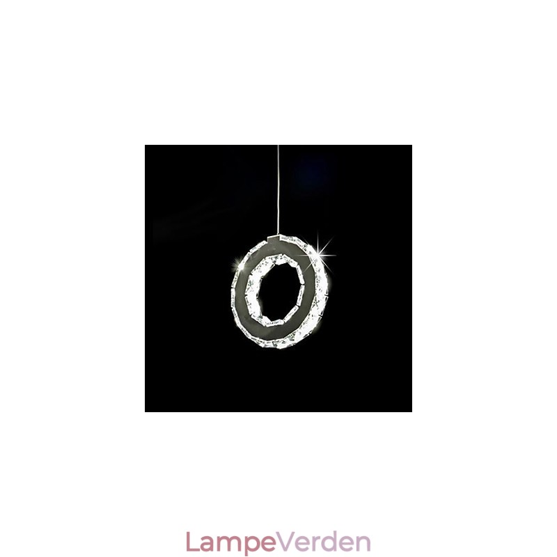 Moderne moderne Crystal Metal Pendel Light
