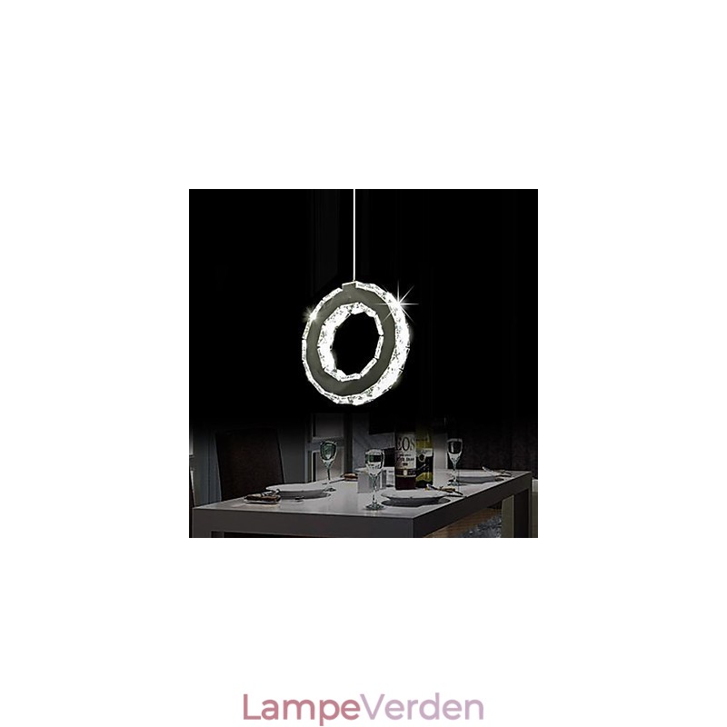 Moderne moderne Crystal Metal Pendel Light