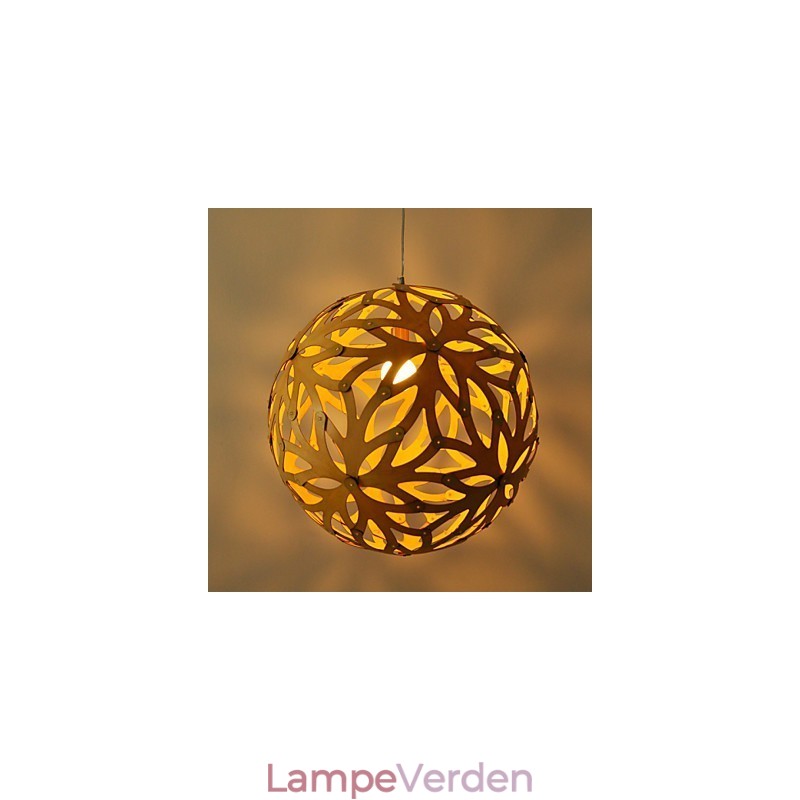 Retro Country Wood Bambus Pendel Light