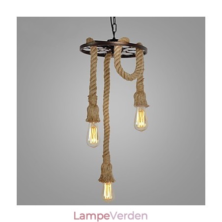 Retro mini stil galvaniseret metal pendel