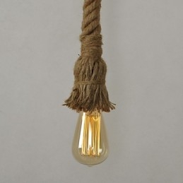 Retro mini stil galvaniseret metal pendel