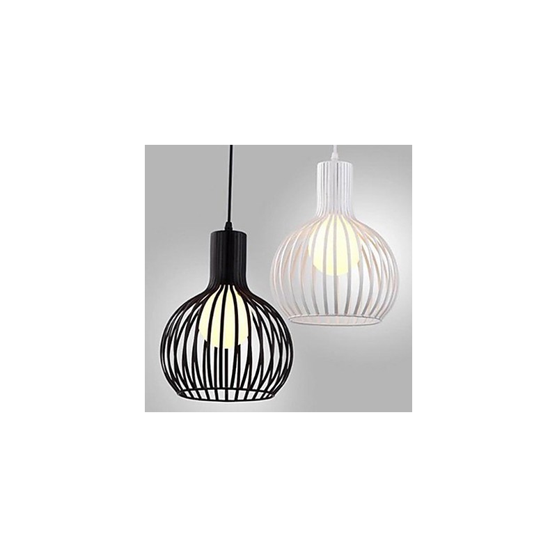 Amerikansk Retro Contracted Smedejern Birdcage Lysekrone Lampe Lys
