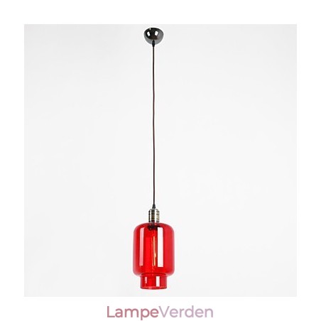 Moderne belægningsglas 1 lys pendel Moderne belægningsglas 1 lys pendel