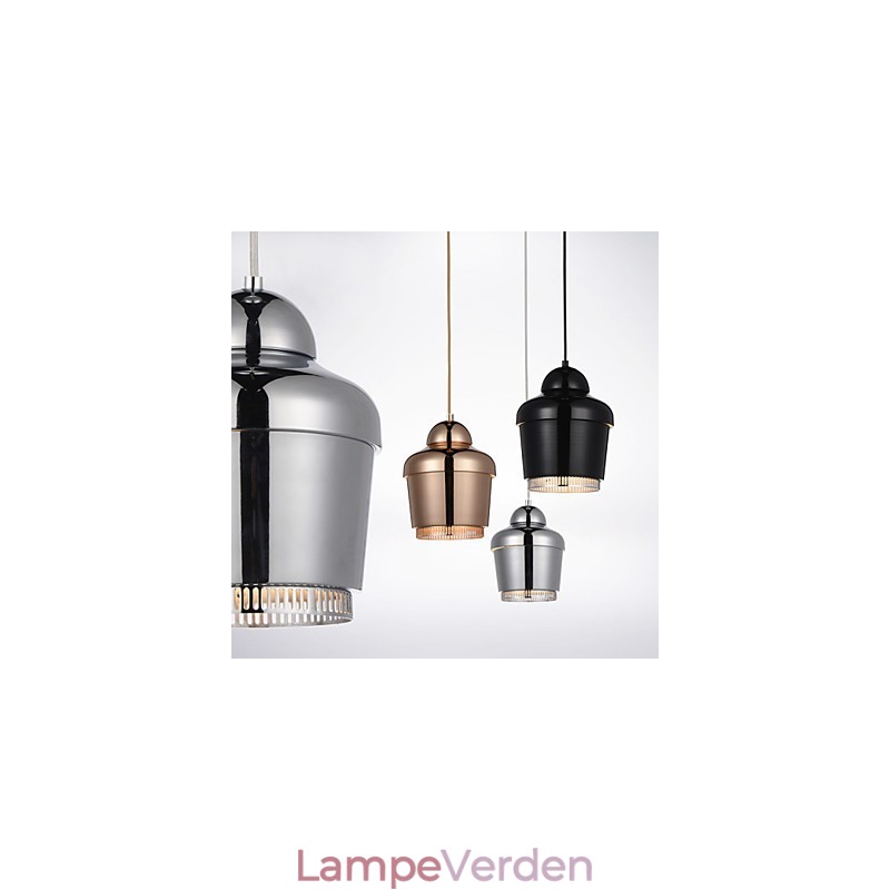 Pendel 1 Lys Moderne Enkelhed Gylden Krom Sort Hvid Kulstofstål Metal Lysekrone