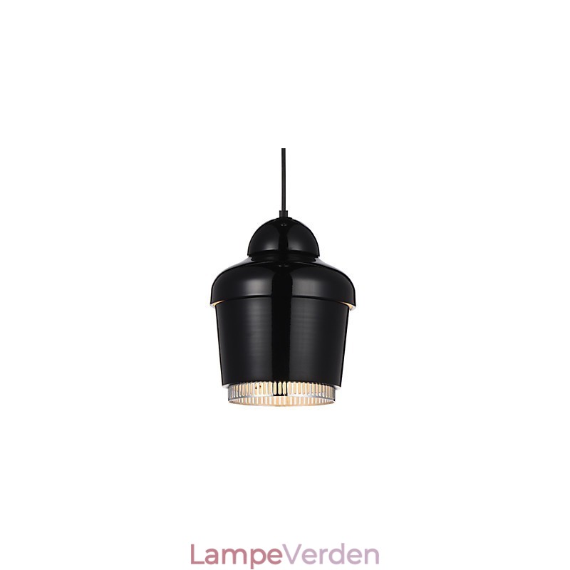 Pendel 1 Lys Moderne Enkelhed Gylden Krom Sort Hvid Kulstofstål Metal Lysekrone