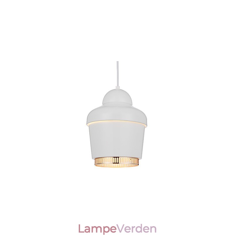 Pendel 1 Lys Moderne Enkelhed Gylden Krom Sort Hvid Kulstofstål Metal Lysekrone