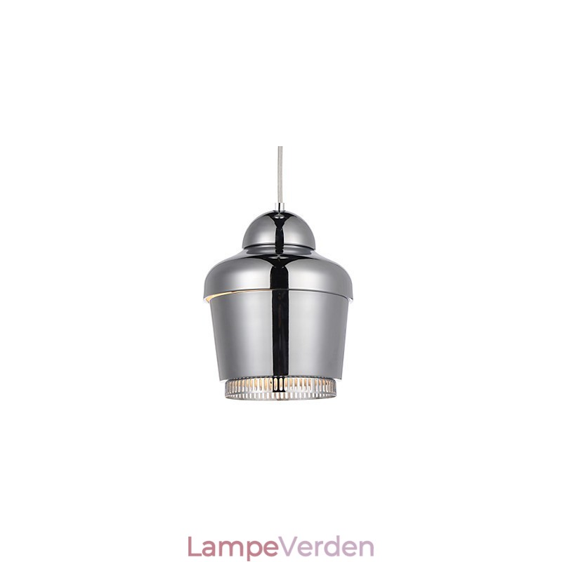 Pendel 1 Lys Moderne Enkelhed Gylden Krom Sort Hvid Kulstofstål Metal Lysekrone