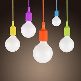 Mini Pendant 1 Lys Moderne Minimalistisk Silikone Candy farver