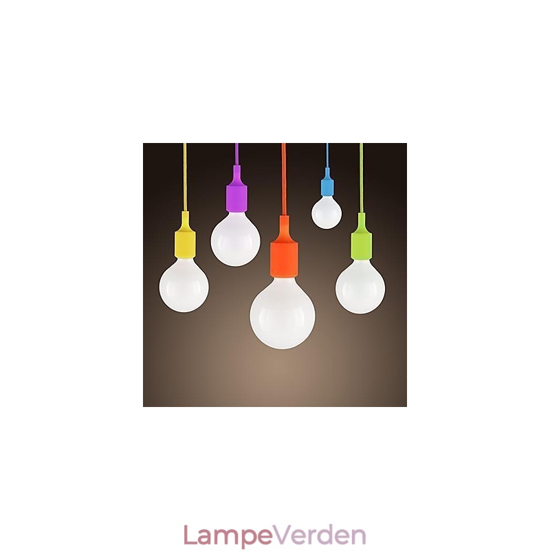 Mini Pendant 1 Lys Moderne Minimalistisk Silikone Candy farver