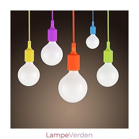 Mini Pendant 1 Lys Moderne Minimalistisk Silikone Candy farver Mini Pendant 1 Lys Moderne Minimalistisk Silikone Candy farver