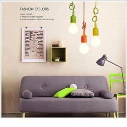 Mini Pendant 1 Lys Moderne Minimalistisk Silikone Candy farver