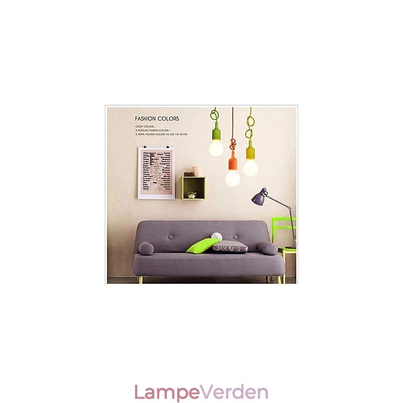 Mini Pendant 1 Lys Moderne Minimalistisk Silikone Candy farver