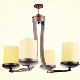 Traditionel Klassisk Retro Mini Stil Maleri Metal Lysekrone