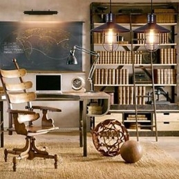 Vintage retro mini stil maleri pendel