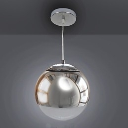 Moderne moderne globe mini stil galvaniseret pendel