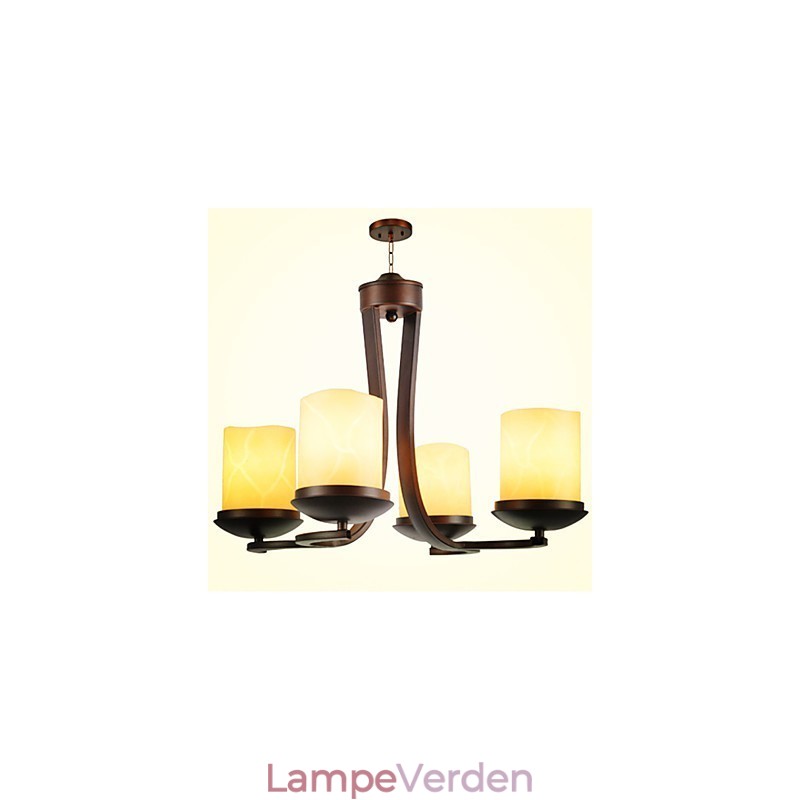 Traditionel Klassisk Retro Mini Stil Maleri Metal Lysekrone