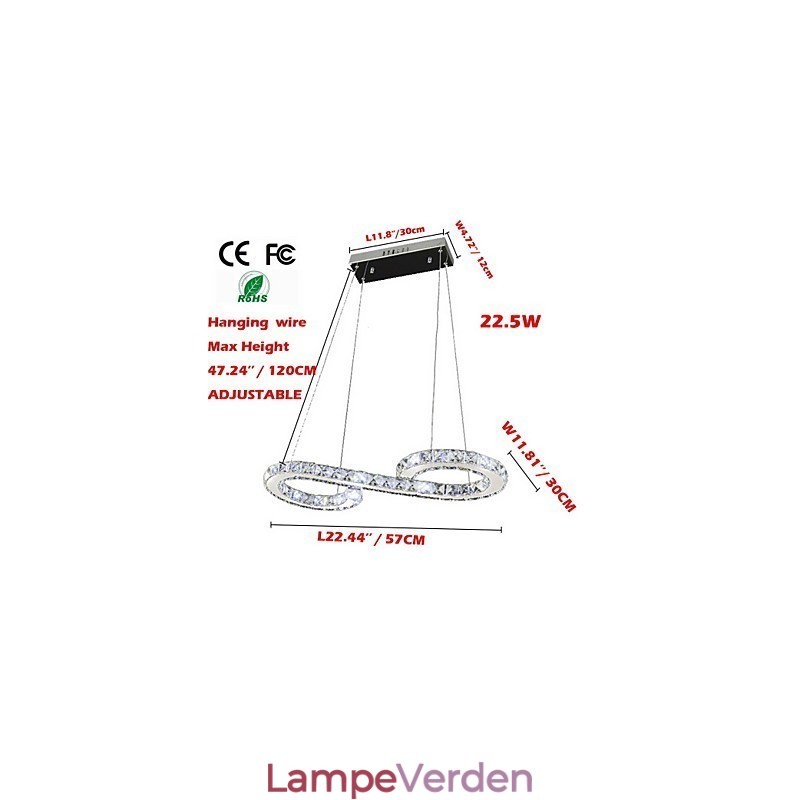 Model Pendel Moderne Krystal Lamper Belysning Luksuriøse loftslamper