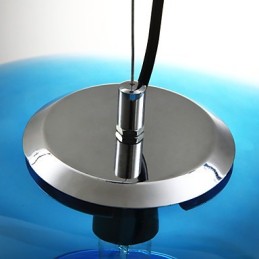 Pendel moderne design blå glaspære inkluderet