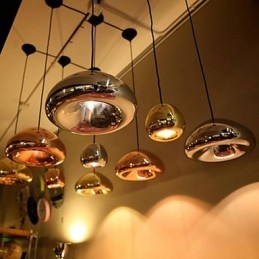 Moderne moderne maleri metal pendel lys