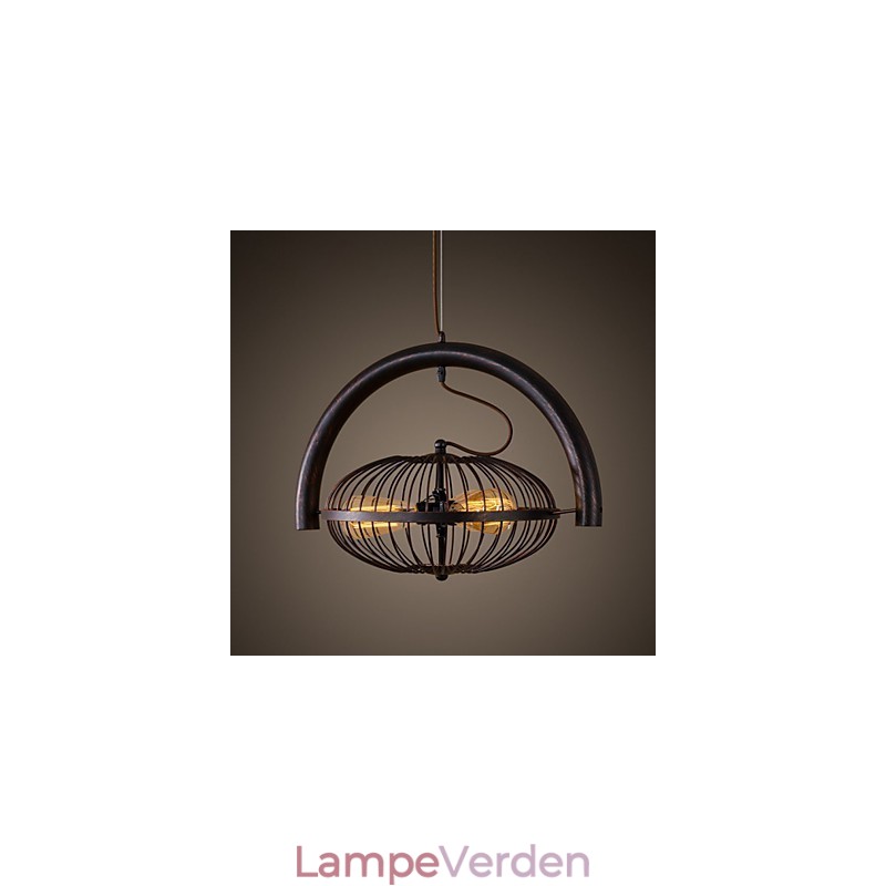 Retro Klassisk Metal Loftsventilator Lys Simple Pendel Lamper Cafe Pendel Lampe