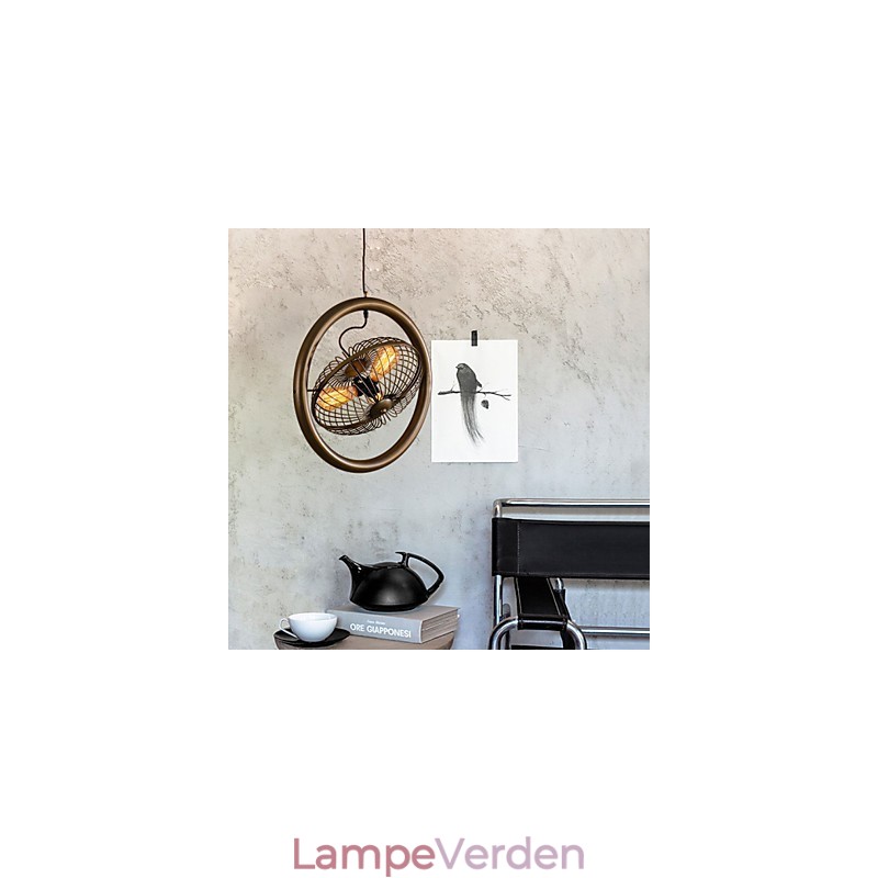 Retro Klassisk Metal Loftsventilator Lys Simple Pendel Lamper Cafe Pendel Lampe