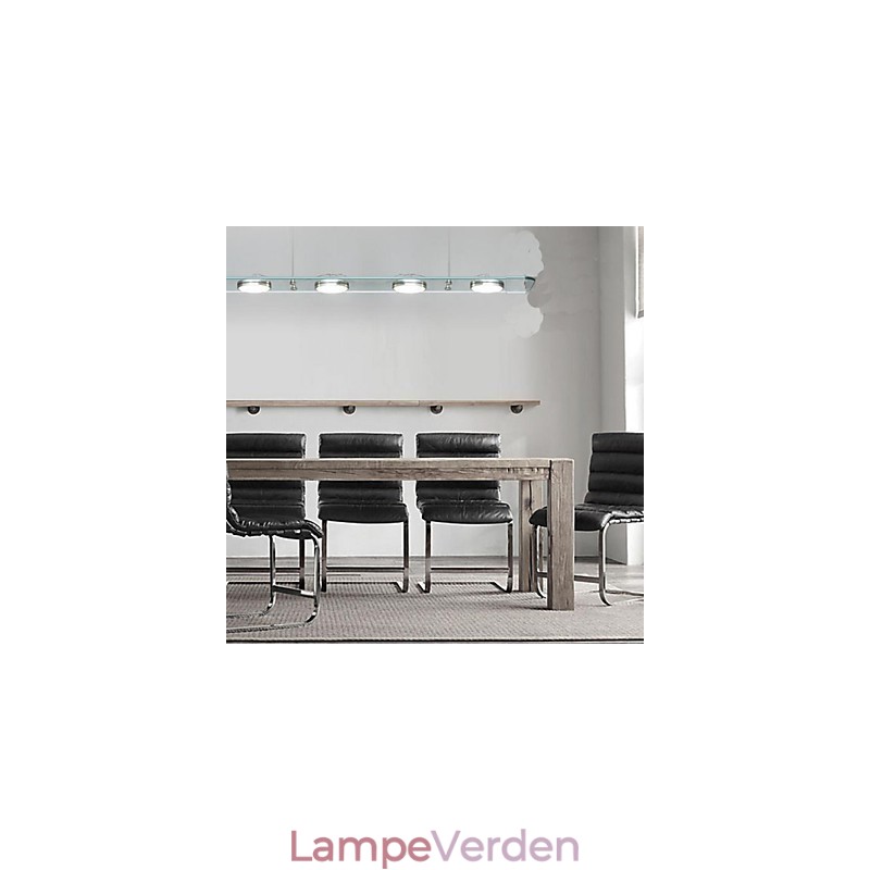 Restaurant skrivebordslampe rektangulært glas