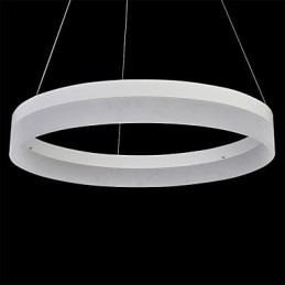 1 Ring 3 Ringe Art Deco Lysekrone 60cm Pendel 36W