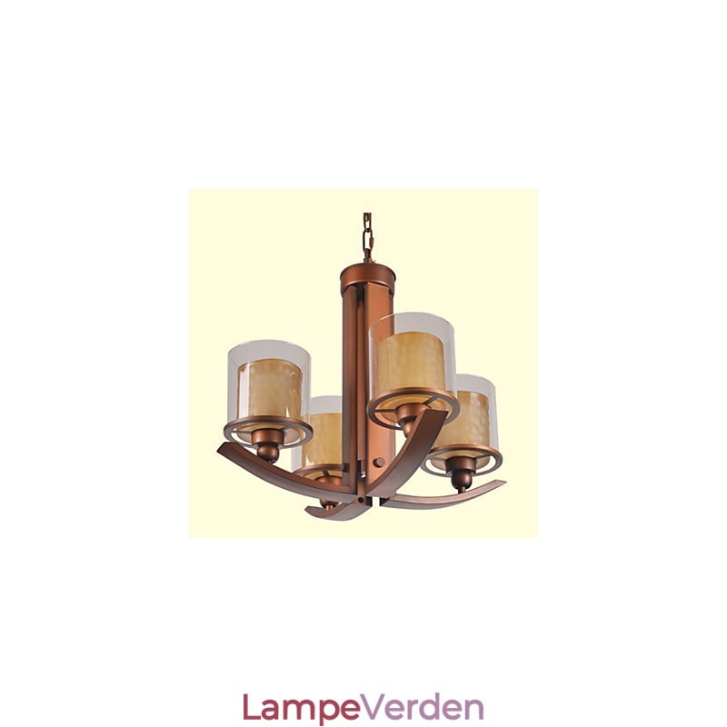 Traditionel Klassisk Retro Mini Stil Maleri Metal Lysekrone