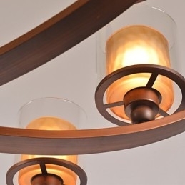 Traditionel Klassisk Retro Mini Stil Maleri Metal Lysekrone