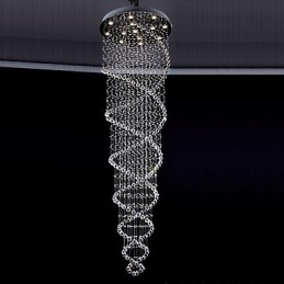 Moderne moderne traditionel klassisk rustik Lodge Vintage Country Island Crystal galvaniseret metal pendel