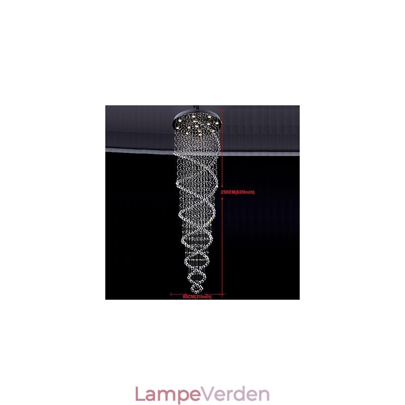 Moderne moderne traditionel klassisk rustik Lodge Vintage Country Island Crystal galvaniseret metal pendel