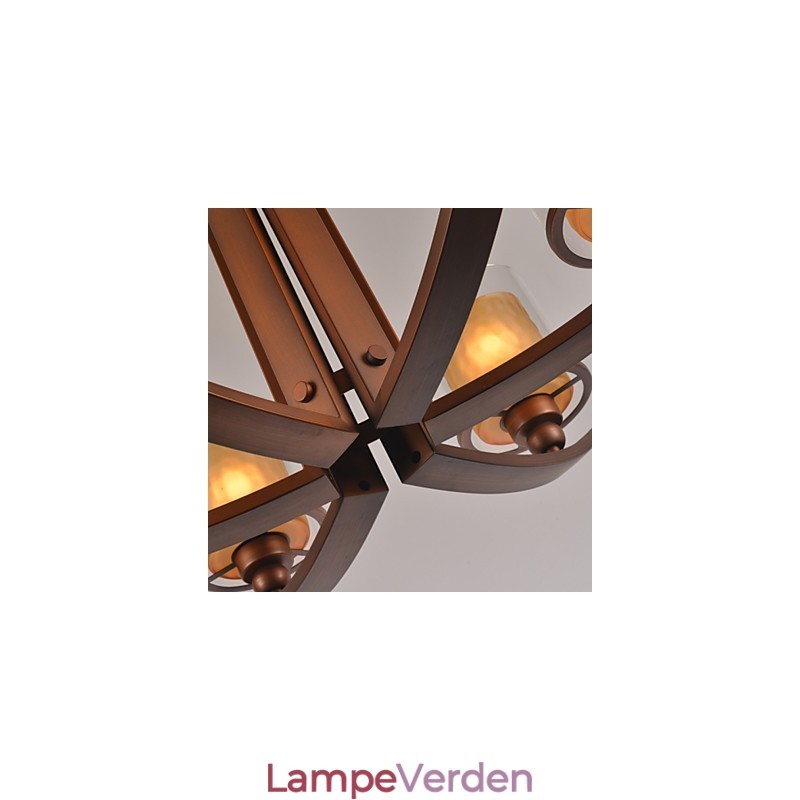 Traditionel Klassisk Retro Mini Stil Maleri Metal Lysekrone