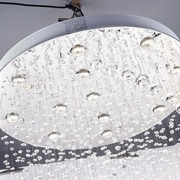 Moderne moderne traditionel klassisk rustik Lodge Vintage Country Island Crystal galvaniseret metal pendel