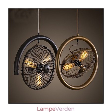 Retro Industrial Wind lampe blæser pendel amerikansk stil Retro Industrial Wind lampe blæser pendel amerikansk stil