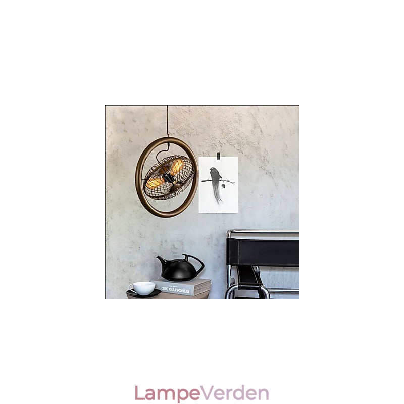 Retro Industrial Wind lampe blæser pendel amerikansk stil