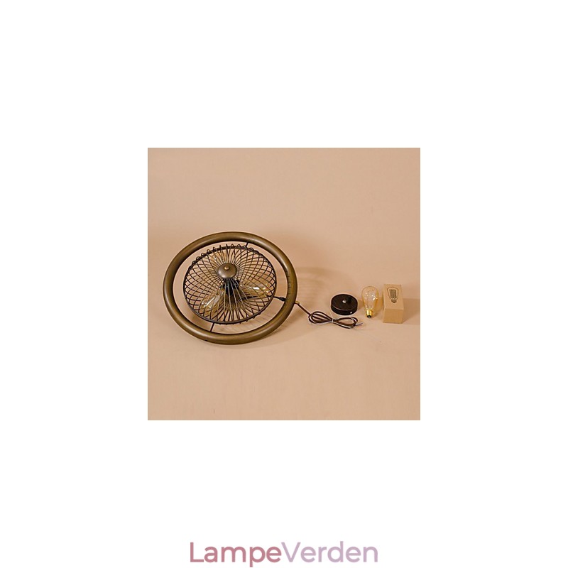 Retro Industrial Wind lampe blæser pendel amerikansk stil