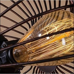 Retro Industrial Wind lampe blæser pendel amerikansk stil