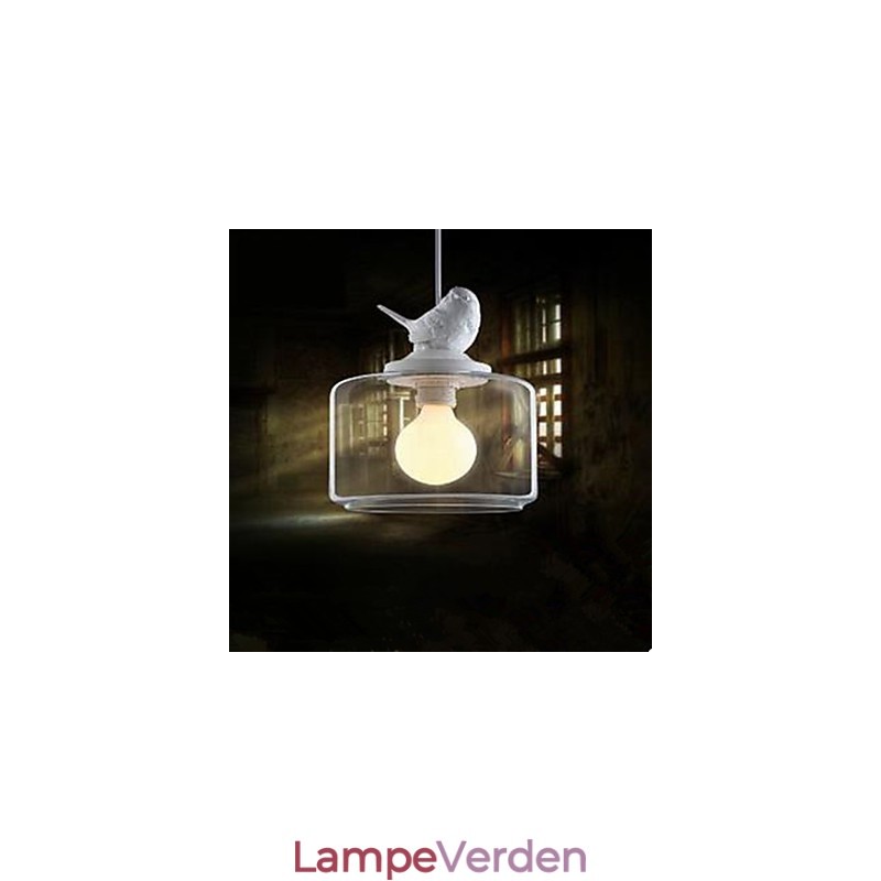 Single Head Glass Birds Droplight